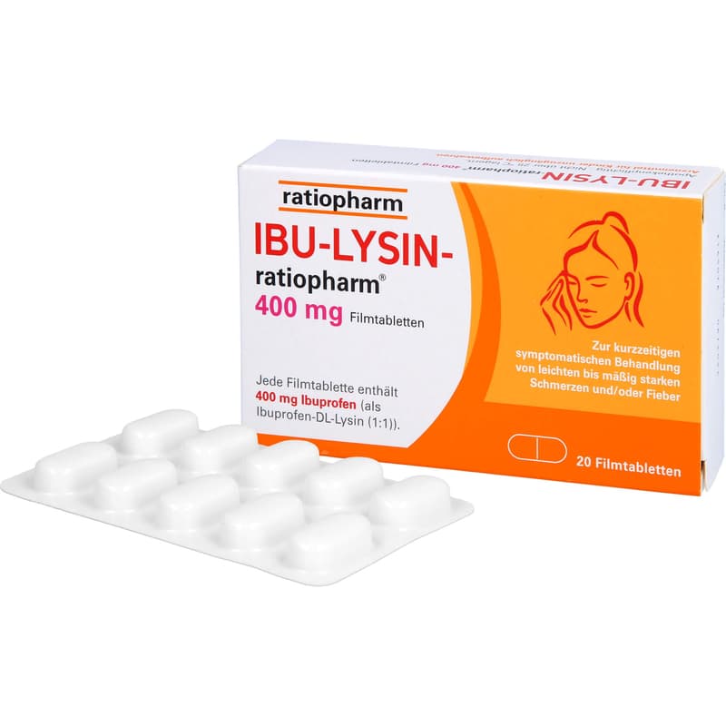 IBU-LYSIN-ratiopharm 400 mg film-coated tablets