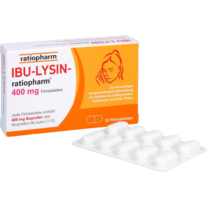 IBU-LYSIN-ratiopharm 400 mg film-coated tablets