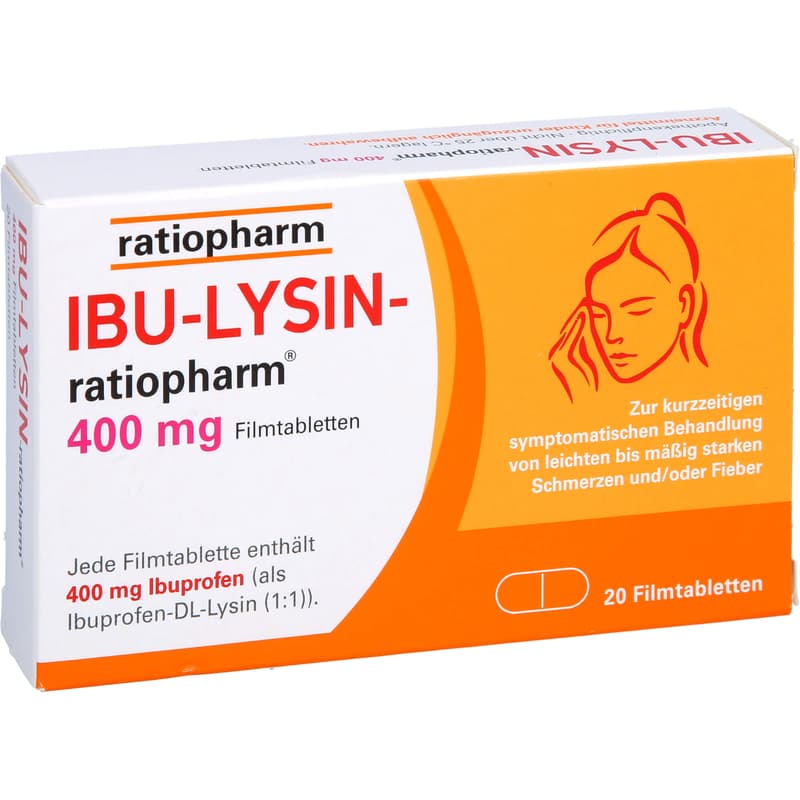IBU-LYSIN-ratiopharm 400 mg film-coated tablets