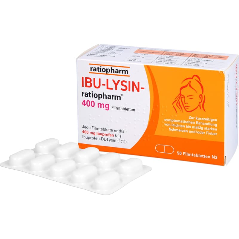 IBU-LYSIN-ratiopharm 400 mg film-coated tablets