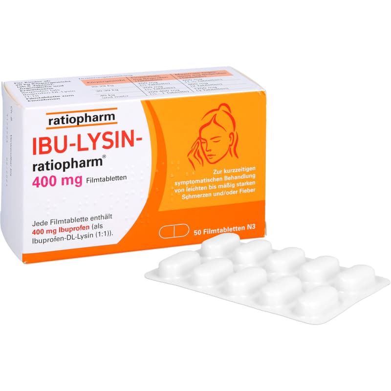 IBU-LYSIN-ratiopharm 400 mg film-coated tablets
