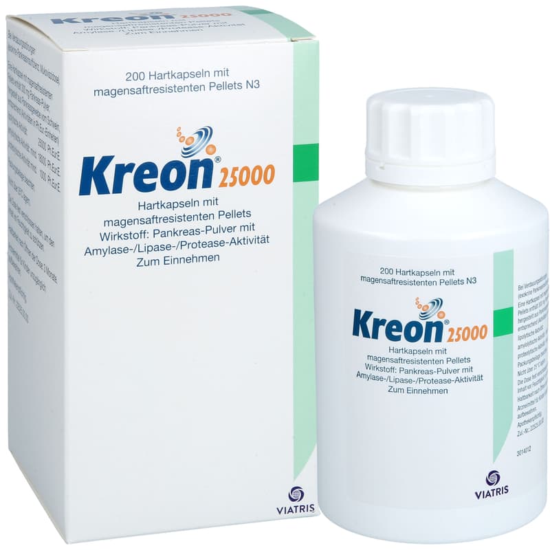 KREON 25.000 Hartkps.m.magensaftr.überz.Pellets