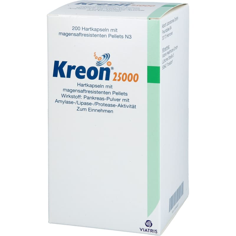 KREON 25.000 Hartkps.m.magensaftr.überz.Pellets