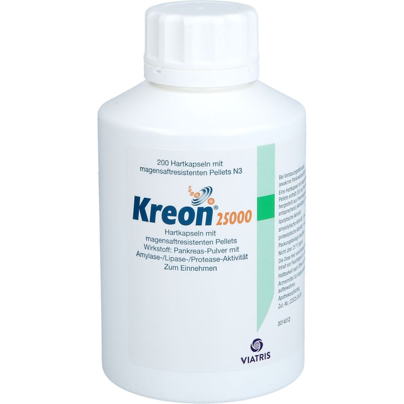 KREON 25.000 Hartkps.m.magensaftr.überz.Pellets