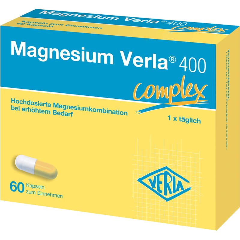 MAGNESIUM VERLA 400 Kapseln