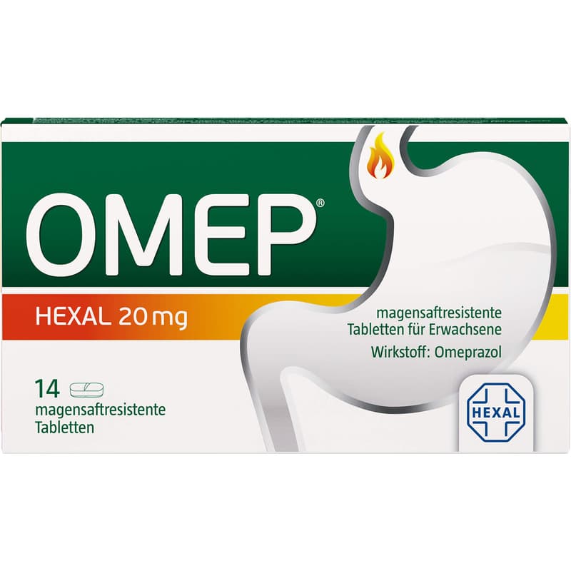 OMEP HEXAL 20 mg magensaftresistente Tabletten
