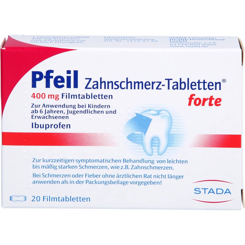 PFEIL Zahnschmerz-Tabletten forte Filmtabletten