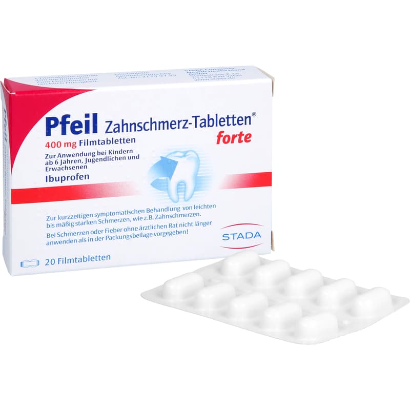 PFEIL Zahnschmerz-Tabletten forte Filmtabletten