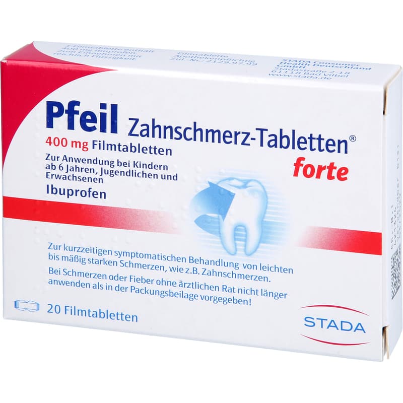 PFEIL Zahnschmerz-Tabletten forte Filmtabletten