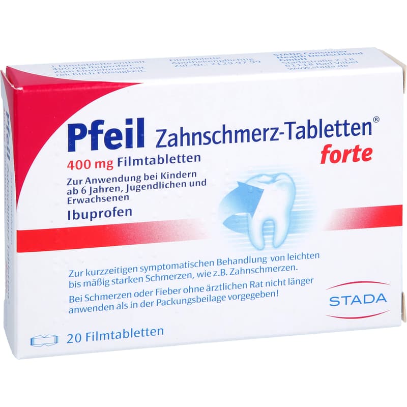 PFEIL Zahnschmerz-Tabletten forte Filmtabletten