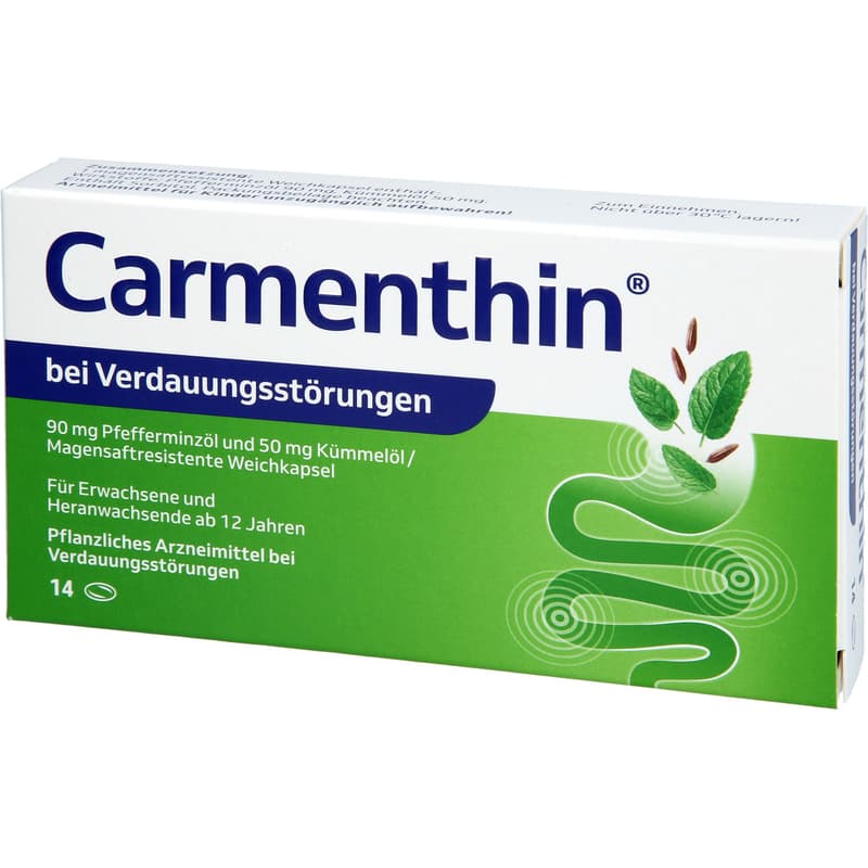 CARMENTHIN bei Verdauungsstörungen msr.Weichkaps.