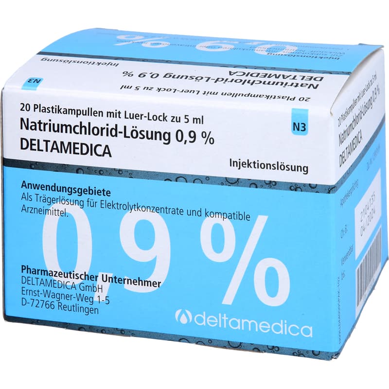 NATRIUMCHLORID-Lösung 0,9% Deltamedica Luer-Lo Pl.
