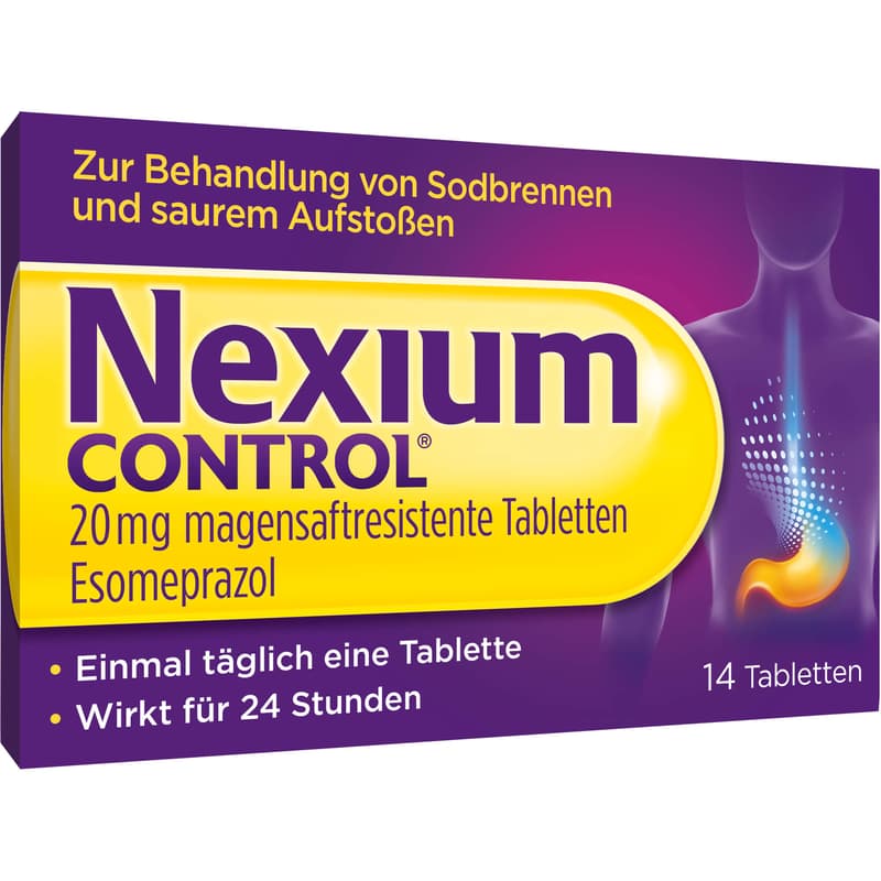 NEXIUM Control 20 mg magensaftresistente Tabletten