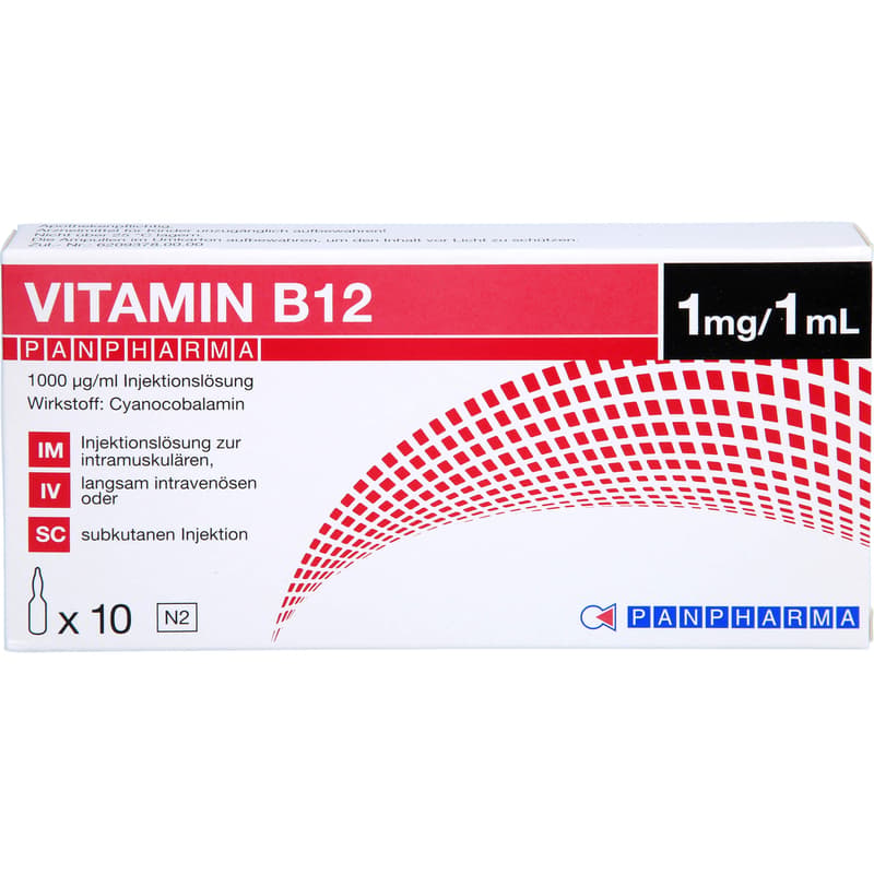 VITAMIN B12 PANPHARMA 1000 μg/ml Injektionslsg.