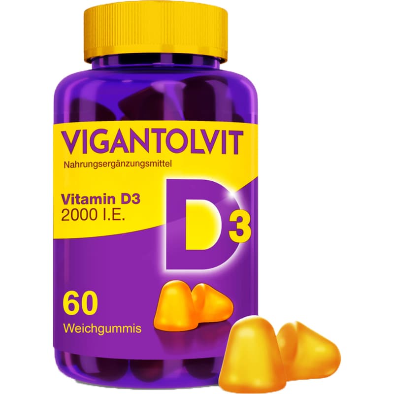 VIGANTOLVIT 2000 IU Vitamin D3 soft gums