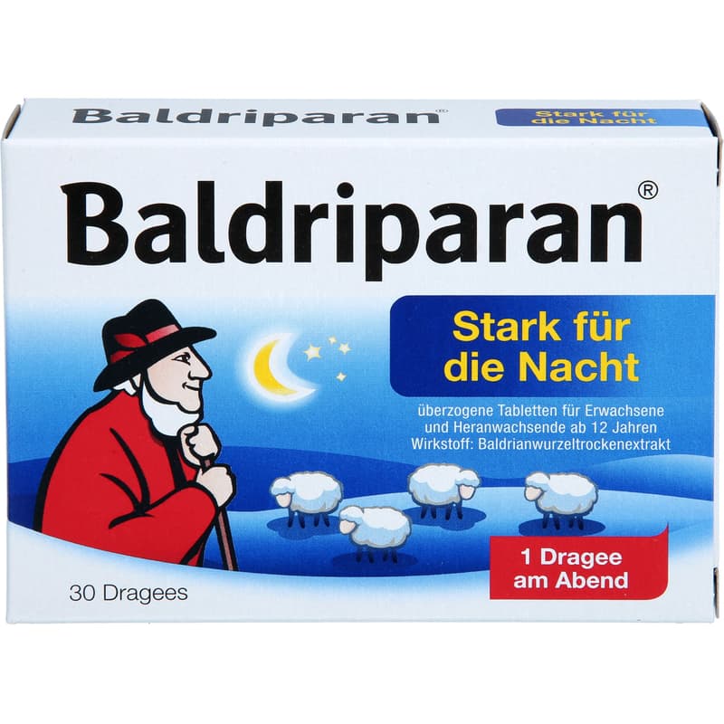 BALDRIPARAN Strong coated tablets for the night.