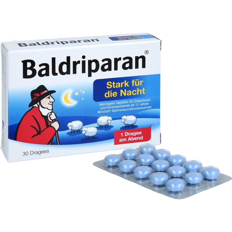 BALDRIPARAN Strong coated tablets for the night.