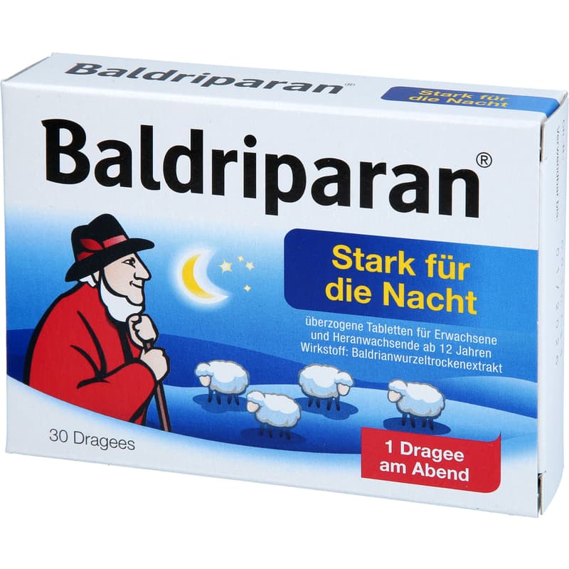 BALDRIPARAN Strong coated tablets for the night.