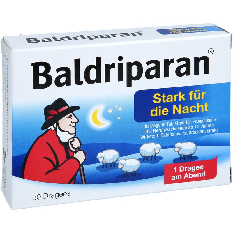 BALDRIPARAN Strong coated tablets for the night.