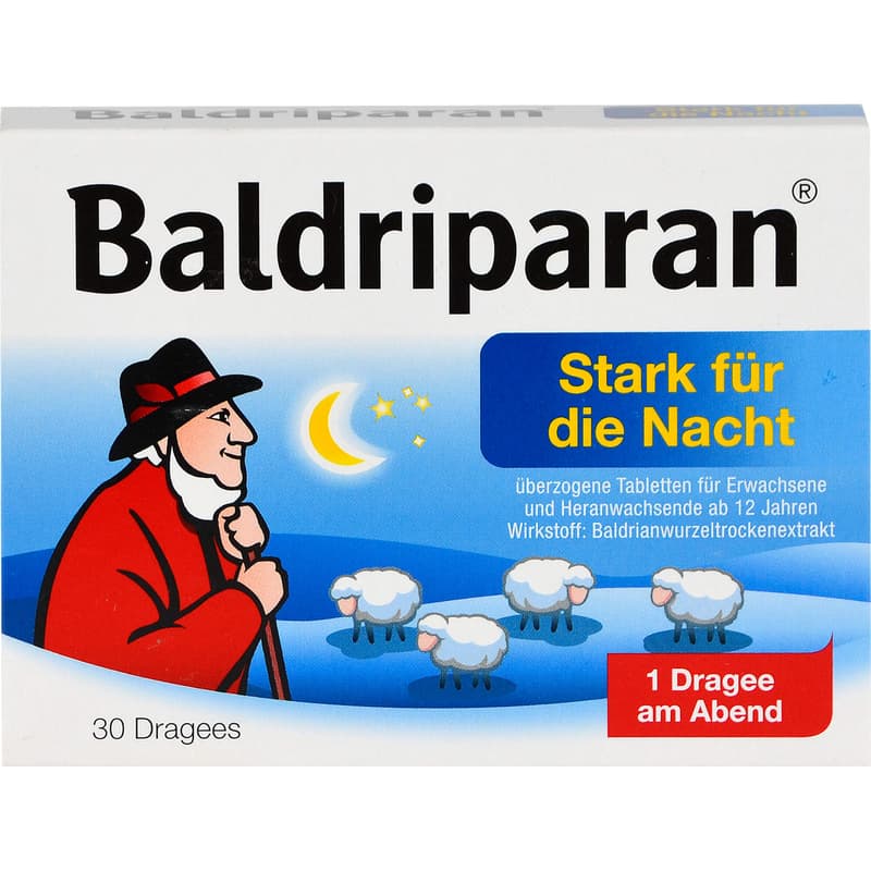 BALDRIPARAN Strong coated tablets for the night.