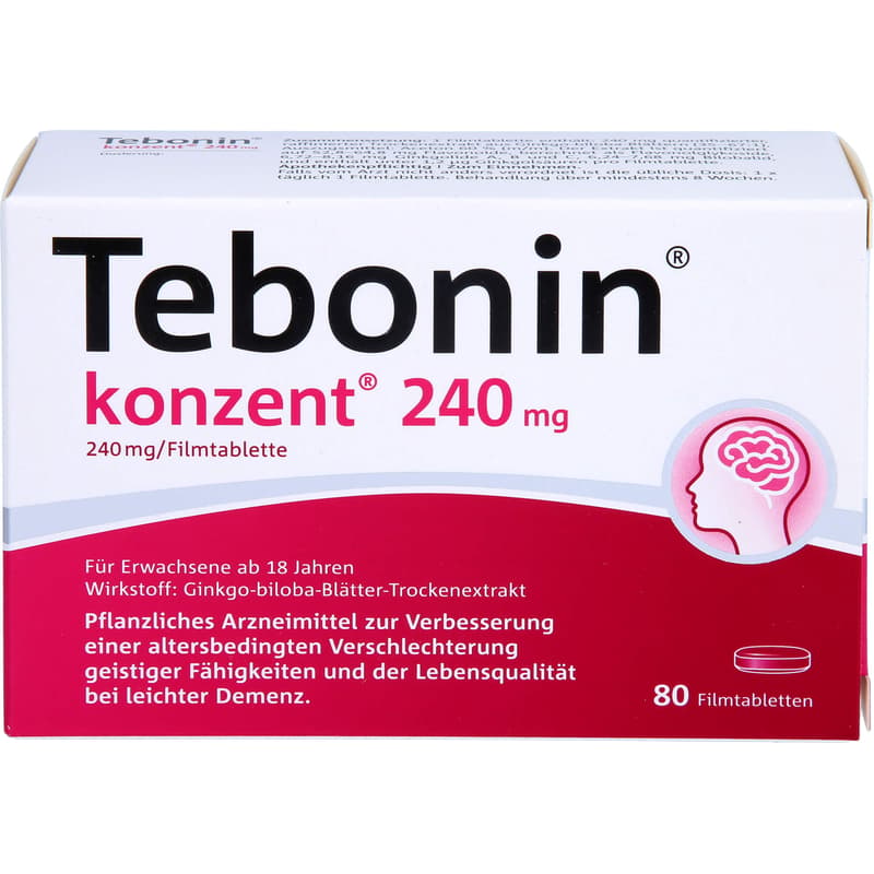 TEBONIN konzent 240 mg Filmtabletten