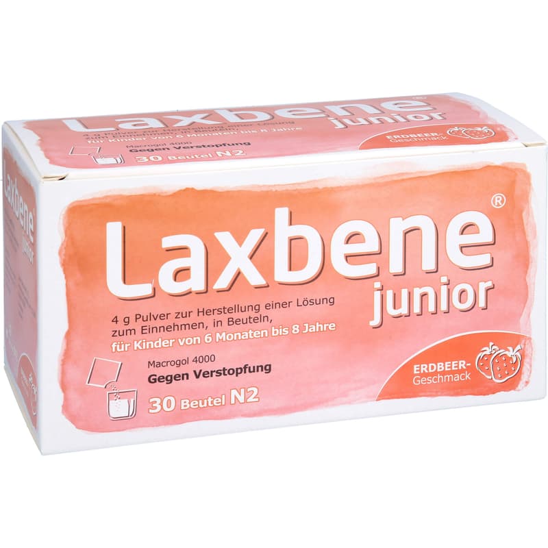 LAXBENE junior 4 g Plv.z.H.e.Lsg.z.Einn.Kdr.6M-8J