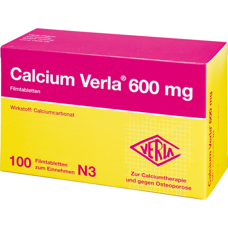 CALCIUM VERLA 600 mg film-coated tablets