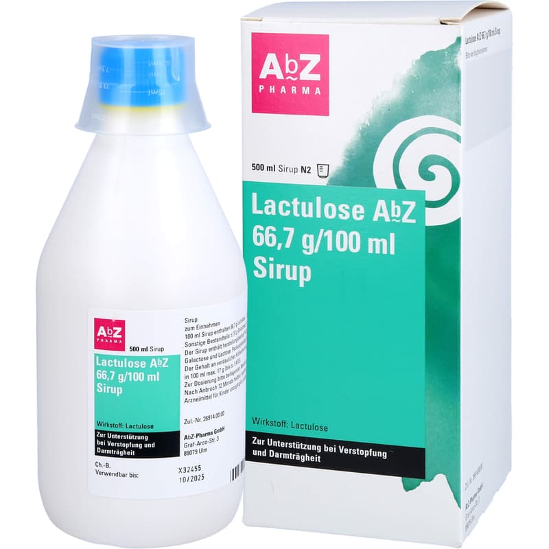 LACTULOSE AbZ 66,7 g/100 ml Sirup