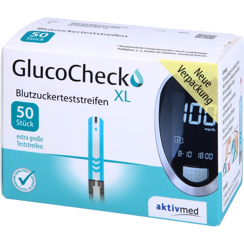 GLUCOCHECK XL blood glucose test strips