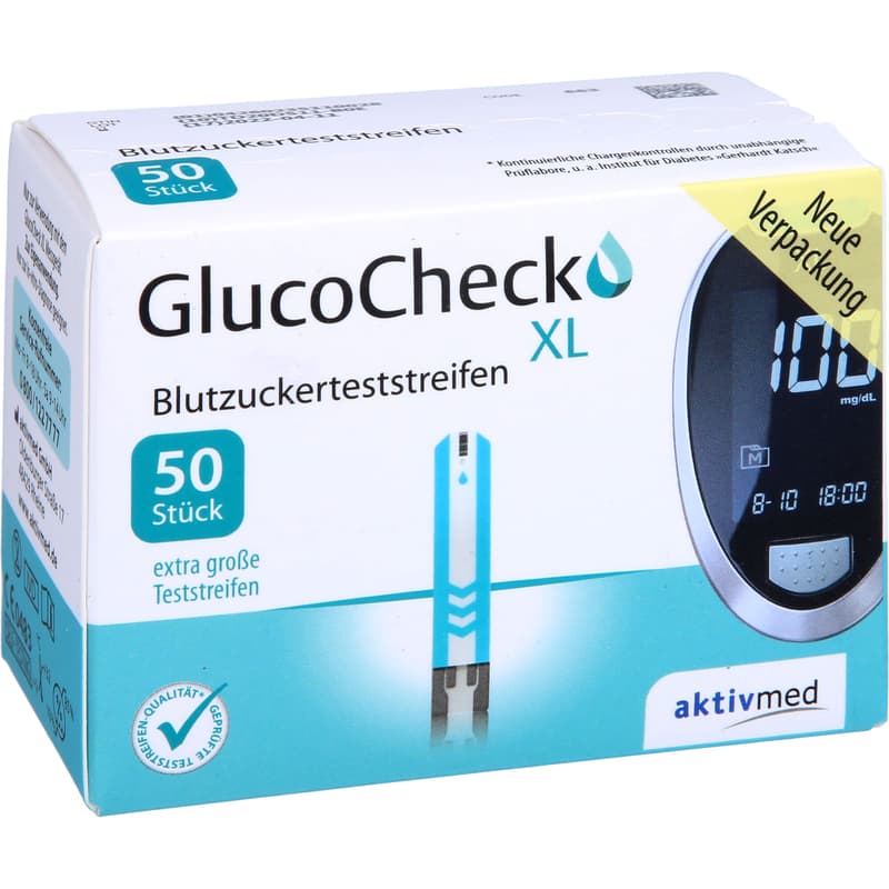 GLUCOCHECK XL blood glucose test strips