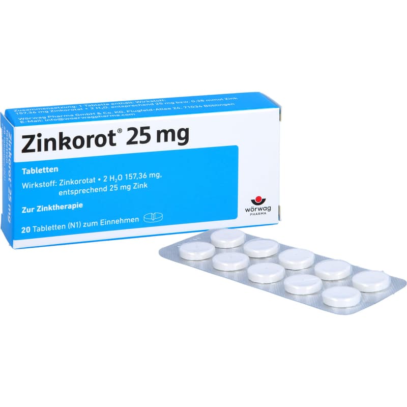 ZINKOROT 25 mg Tabletten