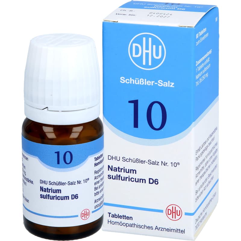 BIOCHEMIE DHU 10 Natrum sulfuricum D 6 tablets