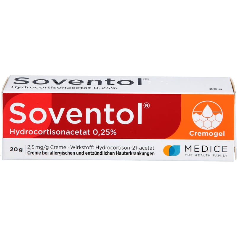 SOVENTOL Hydrocortisonacetat 0,25% Creme