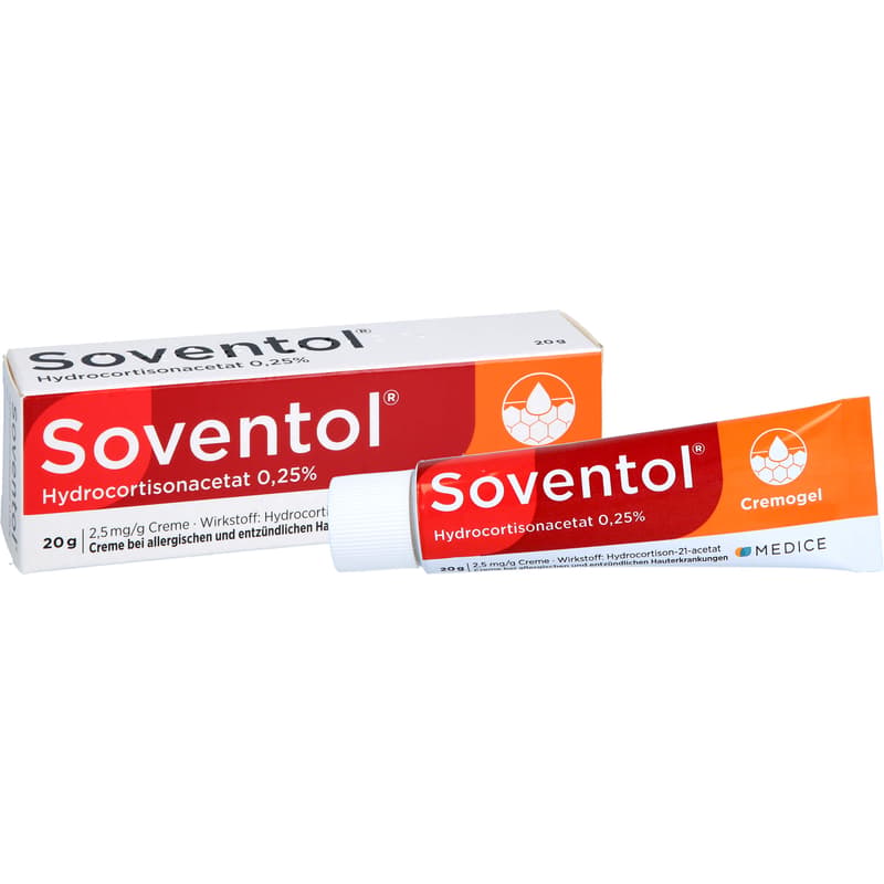 SOVENTOL Hydrocortisonacetat 0,25% Creme