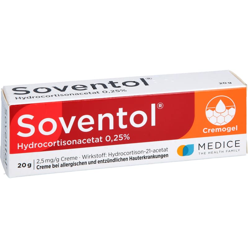 SOVENTOL Hydrocortisonacetat 0,25% Creme