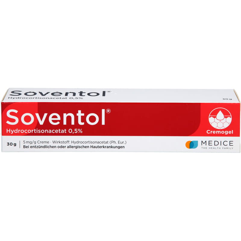 SOVENTOL Hydrocortisonacetat 0,5% Creme