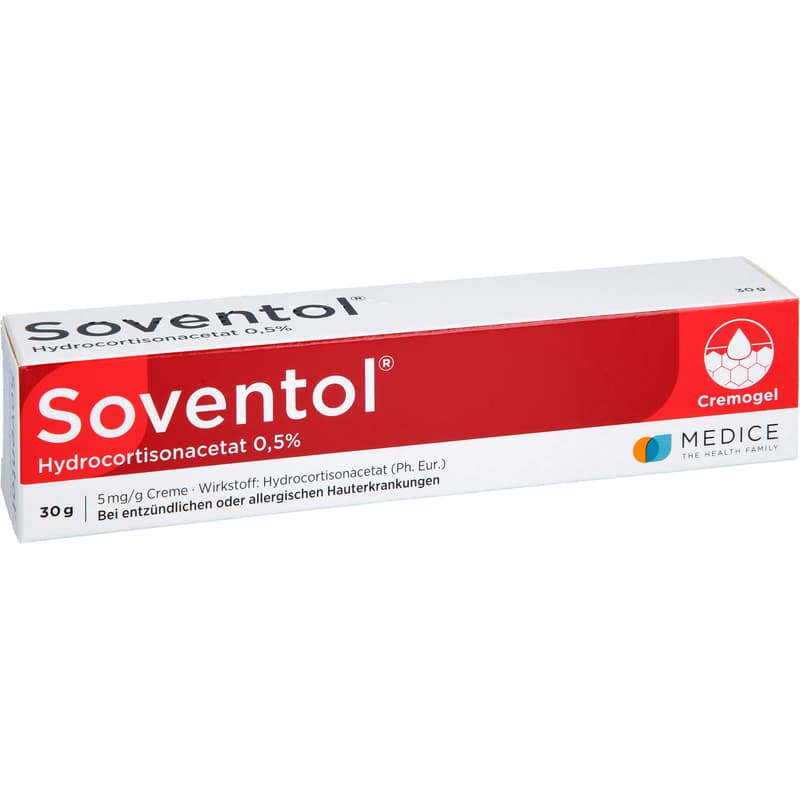 SOVENTOL Hydrocortisonacetat 0,5% Creme
