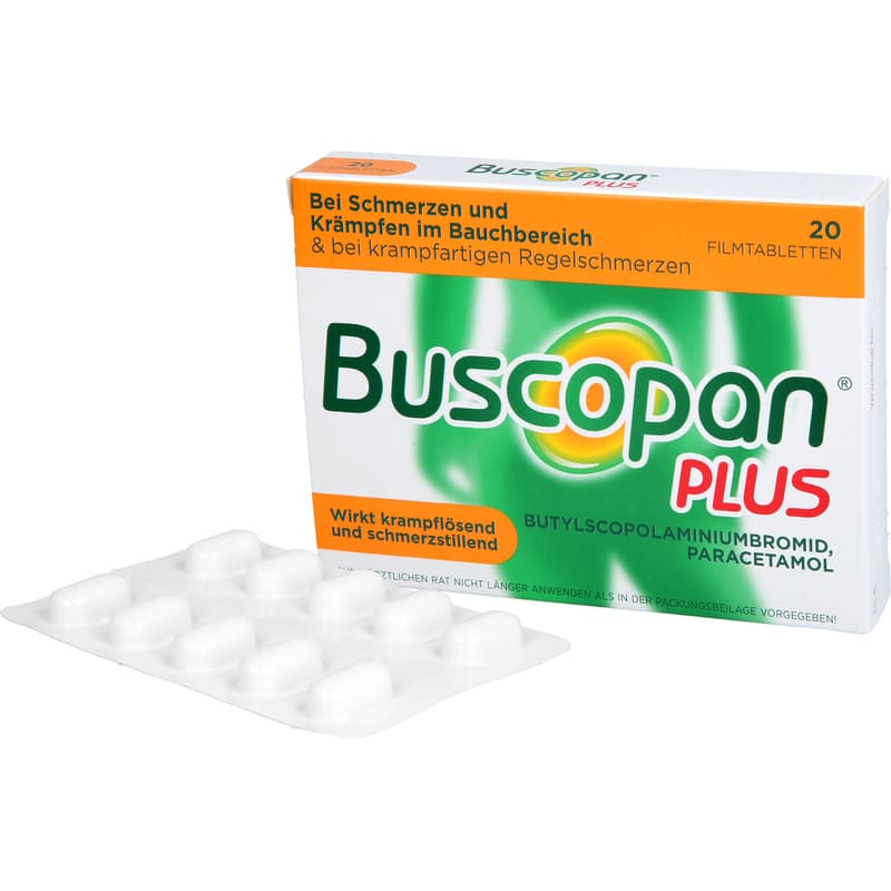 BUSCOPAN plus 10 mg/500 mg film-coated tablets