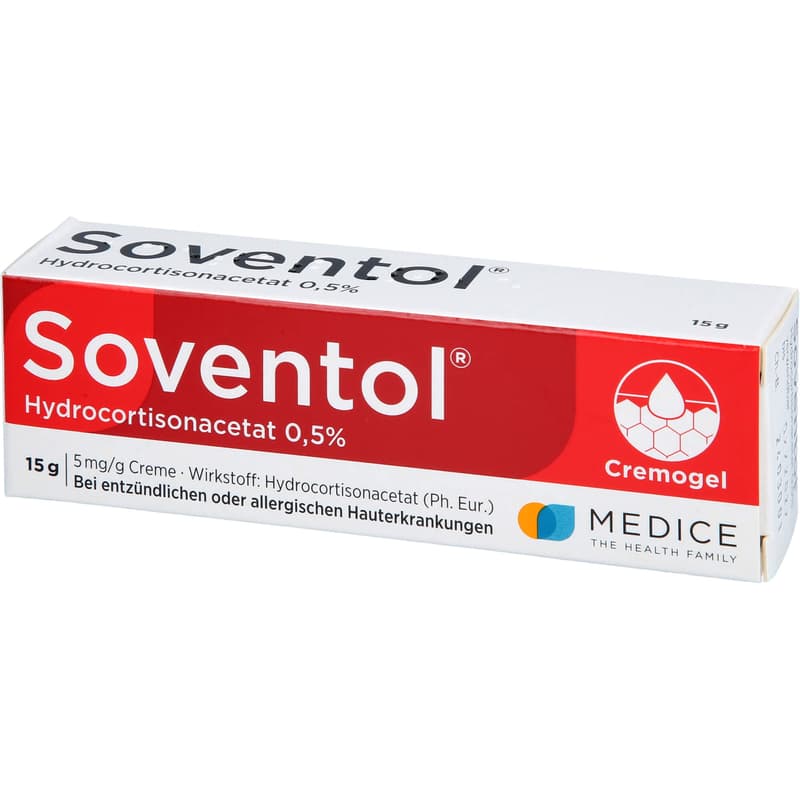 SOVENTOL Hydrocortisonacetat 0,5% Creme