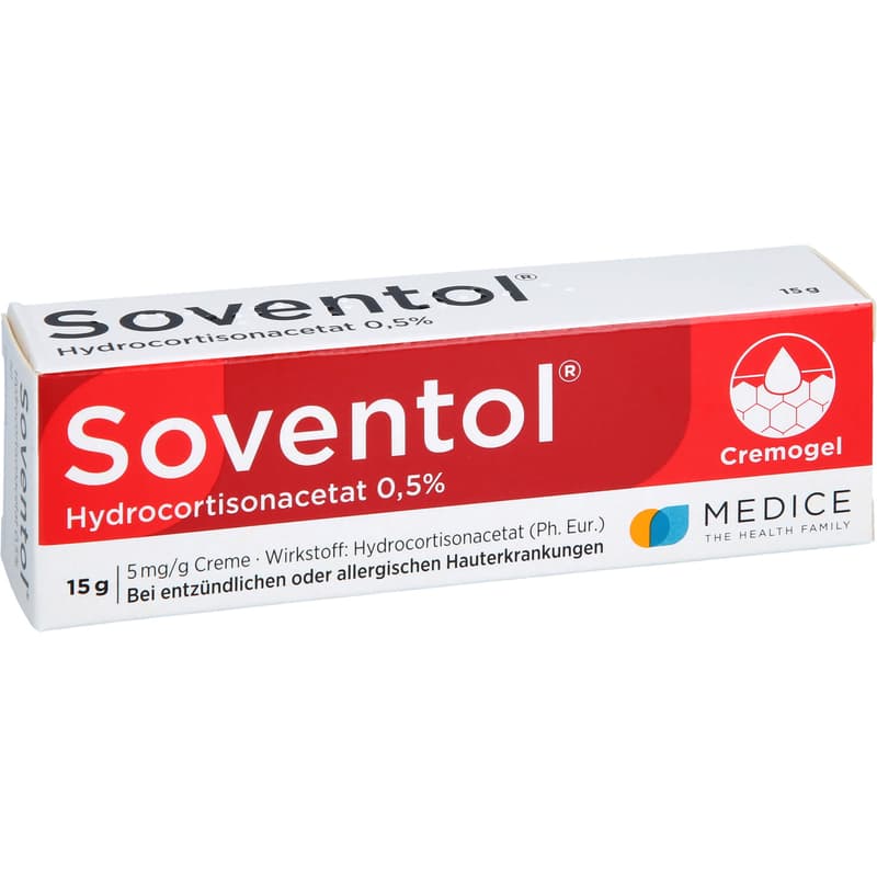 SOVENTOL Hydrocortisonacetat 0,5% Creme