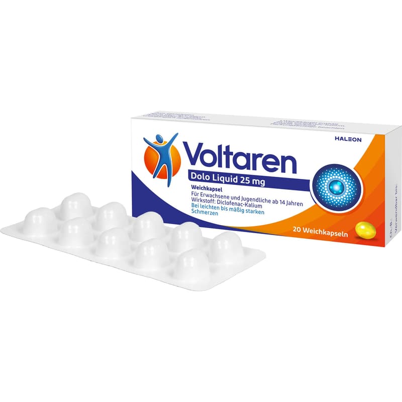 VOLTAREN Dolo Liquid 25 mg soft capsules