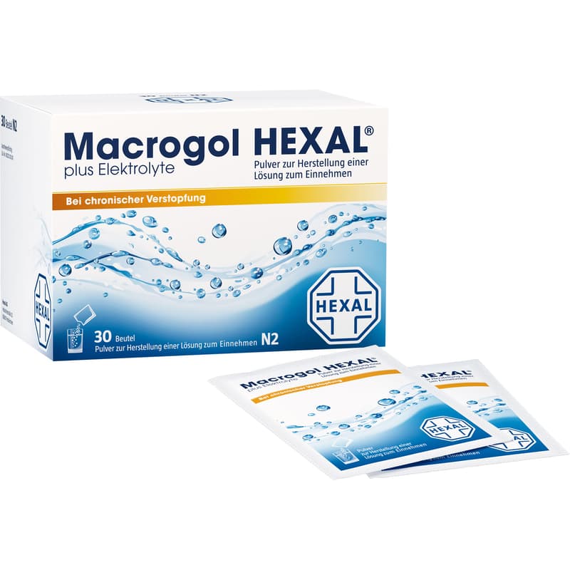 MACROGOL HEXAL plus Elektrolyte Plv.z.H.e.L.z.E.