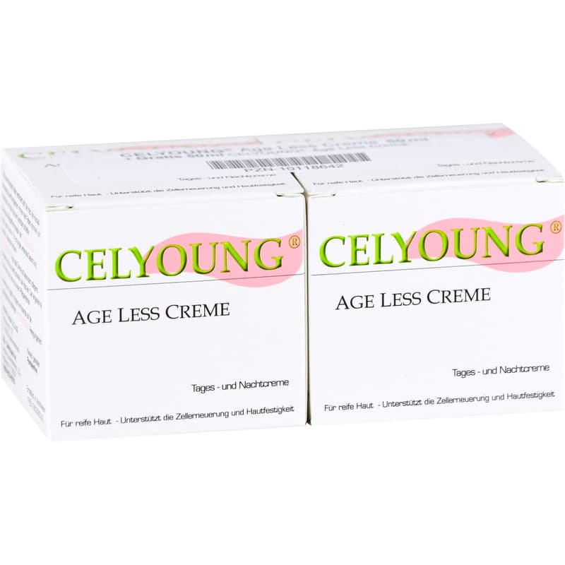 CELYOUNG age less cream plus a free