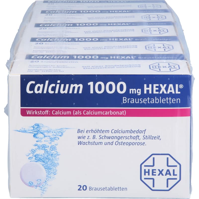 CALCIUM 1000 HEXAL Brausetabletten