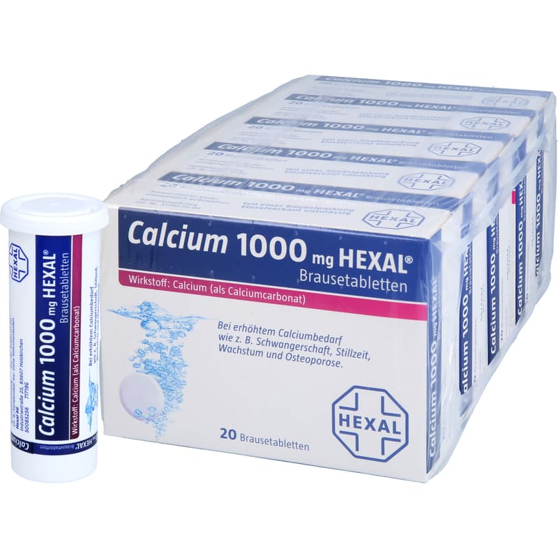 CALCIUM 1000 HEXAL Brausetabletten