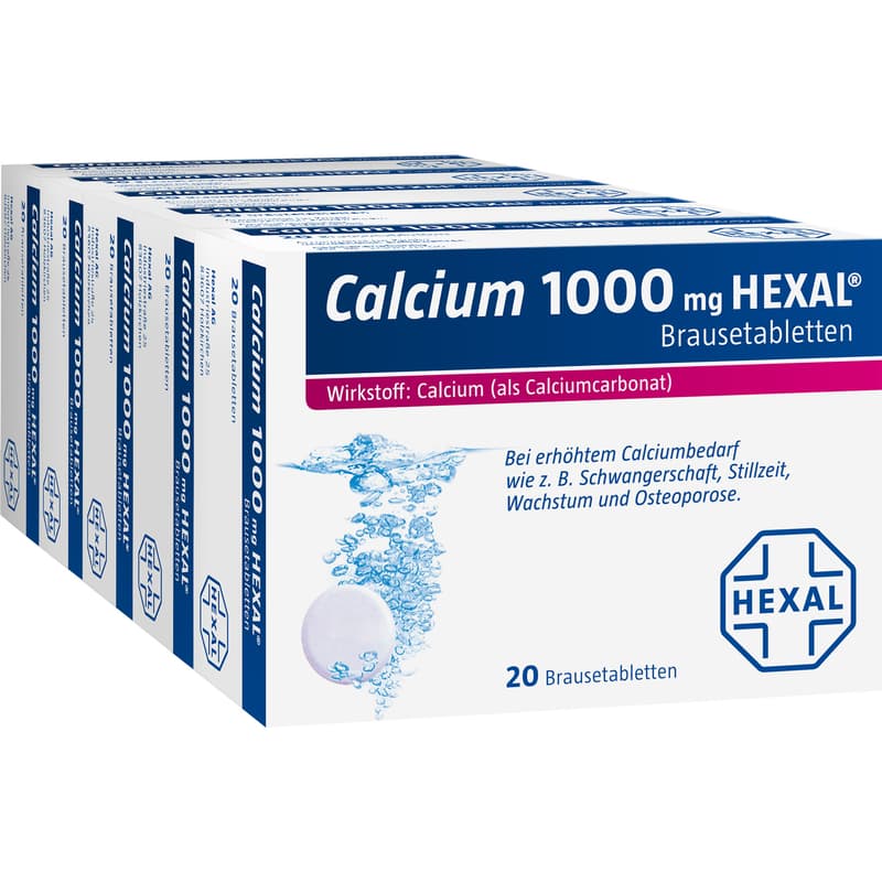 CALCIUM 1000 HEXAL Brausetabletten