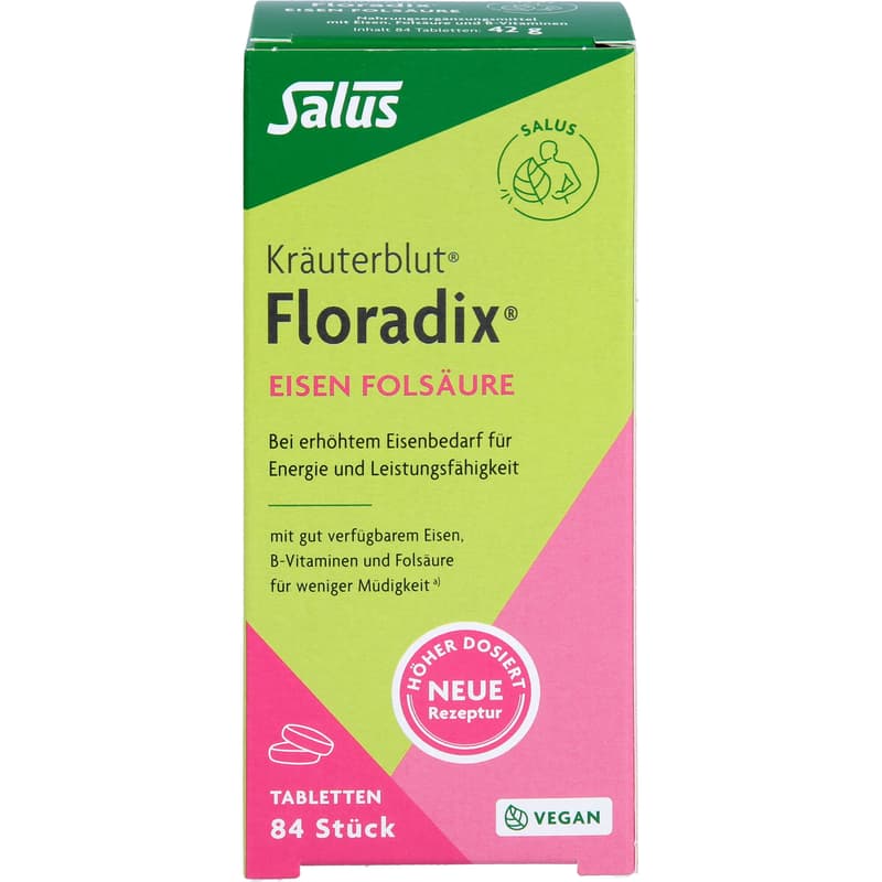 FLORADIX Eisen Folsäure Tabletten