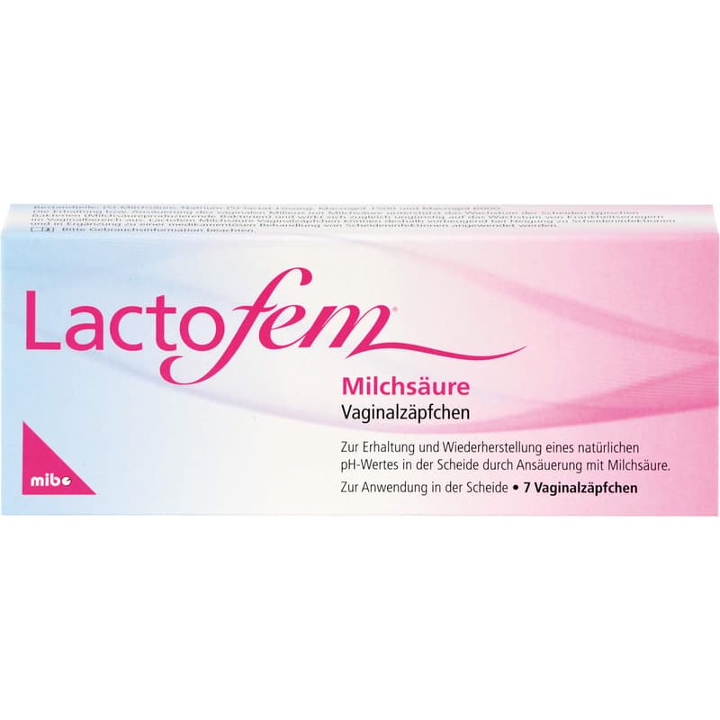 LACTOFEM Milchsäure Vaginalzäpfchen