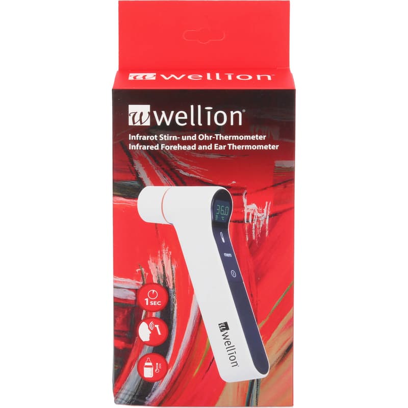 WELLION infrared forehead and ear thermometer