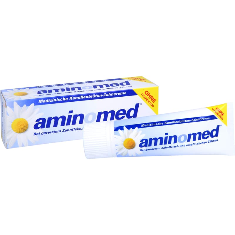 AMINOMED Kamillenblüten Zahncreme ohne Titandioxid